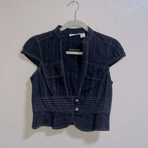 DKNY Jean crop blazer